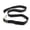 Black, variant on Rupoun Diving Weight Waist Belt Snorkeling Strap with Stainless Steel Buckle for Water Sports, 59.05 inches / 1.5 m, Black