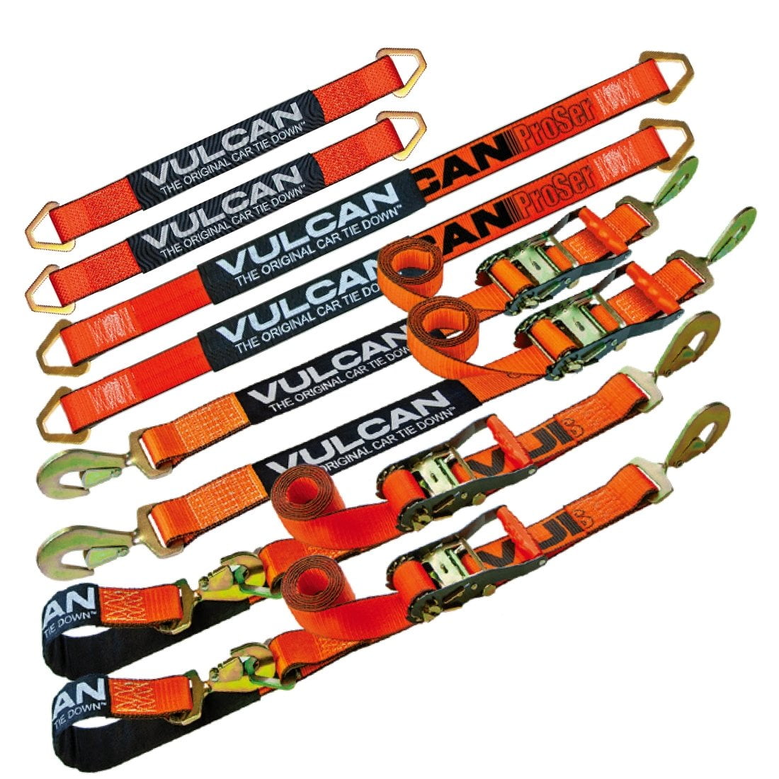 VULCAN Ultimate Axle Tie Down Kit PROSeries Includes (2) 22" Axle