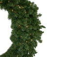 thumbnail image 3 of Northlight 48" Prelit Canadian Pine Artificial Christmas Wreath - Clear Lights, 3 of 5