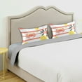 thumbnail image 3 of Yayeee Pillowcase King Size Set of 2 Satin Wrinkle Resistant Pillow Case, Striped Crab, 3 of 7
