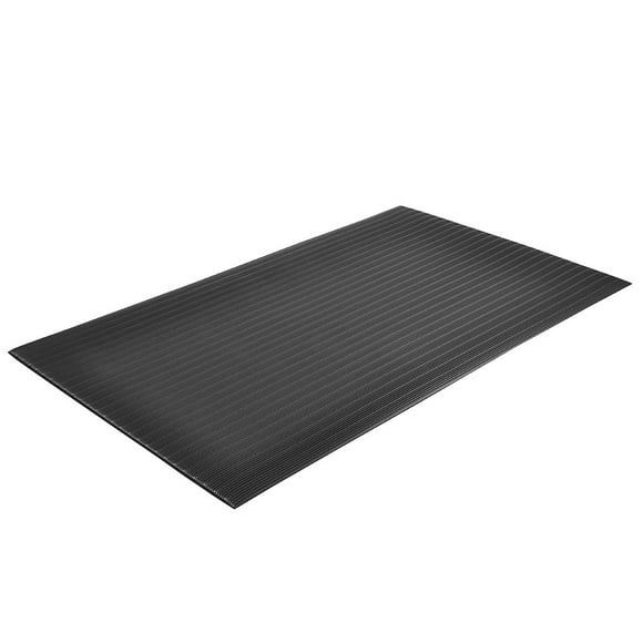 NoTrax T42S0525BL Comfort Rest Anti-Fatigue Floor Mat, 2' x 5', 9/16" Thick, Ribbed, Coal
