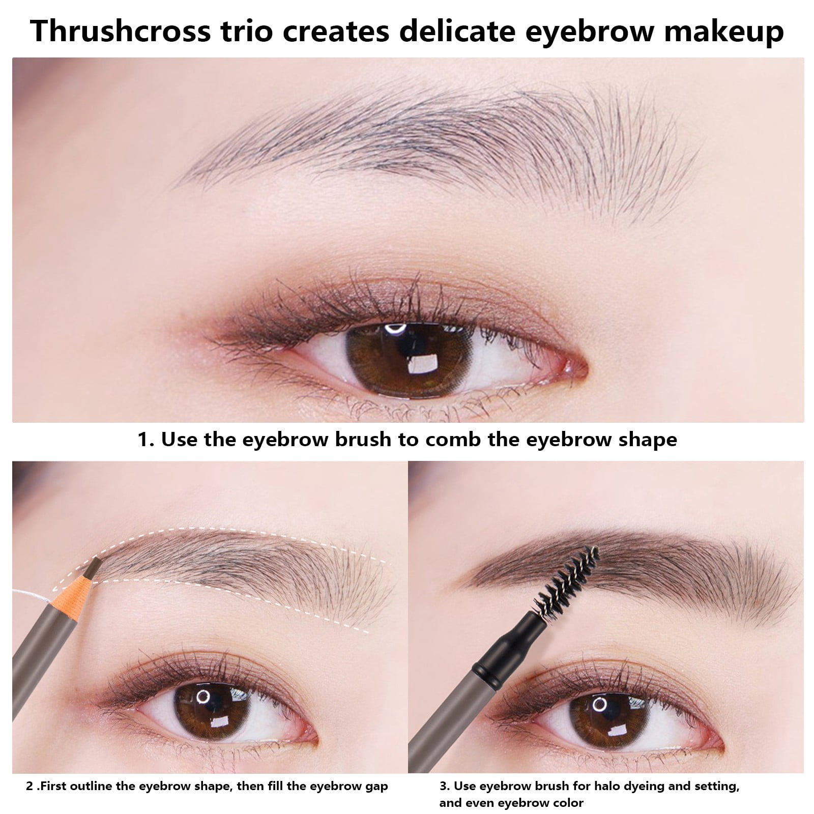 Eyebrow Concealer Eyebrow Brushes for Makeup Brow Pencil Medium Brow Liner Light Brow Tint Pencil Eye Shades Makeup Eye Brow Pencil Brunette Eyebrow Lamination Eye Brow Tint Warm Four Point Eyebrow