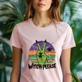 thumbnail image 5 of Witch Please Shirt – Green Hand Halloween Retro Tee, Ash, Size M, 5 of 6