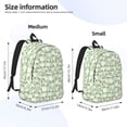 thumbnail image 2 of Defioc Cute Frog for Canvas Backpack,Travel Rucksack Unisex Knapsack Laptop Backpack for Work & College -Medium, 2 of 7