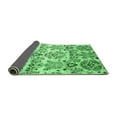 thumbnail image 2 of Ahgly Company Indoor Rectangle Abstract Emerald Green Contemporary Area Rugs, 8' x 12', 2 of 4