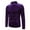 Purple, variant on Oplxuo Men's Velvet Long Sleeve T Shirts Stylish Turtleneck Slim Fit Velour Pullover Evening Party Top