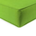 thumbnail image 5 of Jordan Manufacturing 46.5" x 24" Veranda Citrus Green Solid Rectangular Outdoor Deep Seat Chair Cushion Set with Welt, 5 of 11