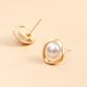 thumbnail image 4 of Pendientes de imitación de perlas para las mujeres pendientes de comercio exterior temperamento retro, 4 of 7