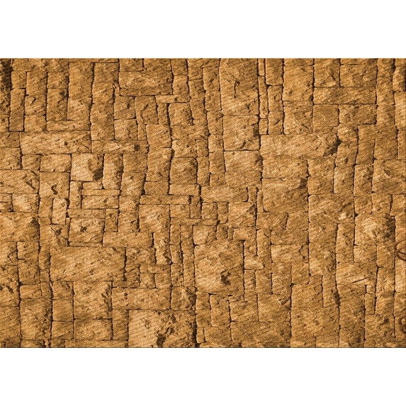 Ahgly Company Machine Washable Indoor Rectangle Transitional Mahogany Brown Area Rugs, 5' x 8'