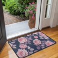 thumbnail image 2 of Pioneer Flower Floral Print Pattern Door Rugs,Washable Non Slip Door Mats Indoor,Decorative Door Mats,Entry Mat Indoor for Entrance,Bedroom,Kitchen,Bathroom,30"x17", 2 of 6