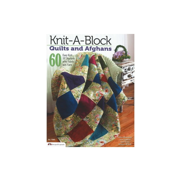 Design Originals Knit A Block Quilts & Afghans Bk