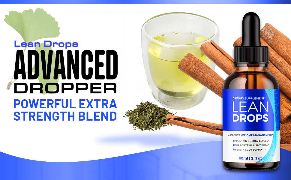 Lean Drops Advanced Health and Fitness Support Supplement with Natural Ingredients 60 Servings