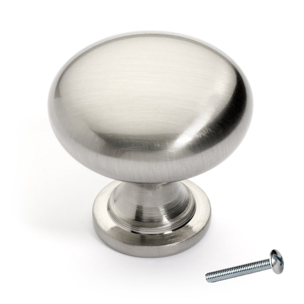 Dynasty Hardware FH-2032-SN-50PK Classic Cabinet Knob Satin Nickel, 50 Pack