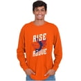 thumbnail image 3 of Rise Above Basketball Slam Dunk Men's Long Sleeve Tee T Shirt Brisco Brands 2X, 3 of 6