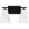 thumbnail image 7 of Quoizel Stetson 2-Light Matte Black Bath Light, 7 of 7