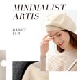 thumbnail image 5 of French Beret Female beret girl in solid color, 5 of 5