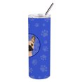 thumbnail image 3 of Carolines Treasures WDK1092TBL20 French Bulldog Fawn Design1  Stainless Steel 20 oz Skinny Tumbler Blue 20 oz multicolor, 3 of 4