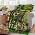 thumbnail image 4 of Soccer Blanket Sport Theme Throw Blanket Ultra Soft Cozy Fleece Soccer Gift for Soccer Lover Fuzzy Plush Bedding Blankets for Soccer Team Player Kids Teens Adults Girls Boys Women Men 50"x40", 4 of 6