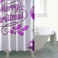 thumbnail image 4 of Winter Funny Bath Curtain,Colorful Balls Pine Trees Snowflake Shower Curtains Elegant Shower Curtains for Apartment Bathroom Decor Christmas (72x72in), 4 of 5
