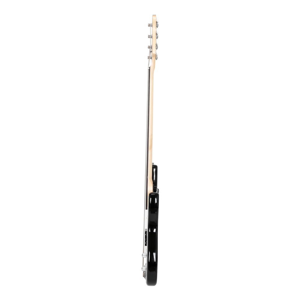 Tcbosik 4 String Fretless Electric Bass with Bag, Full Size Guitar with Strap, Plectrum and Spanner Tool for Beginner Advanced, Sunset Color