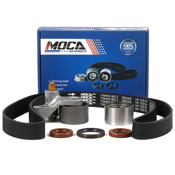 MOCA AUTOPARTS Timing Belt Kit Fit for 1998-2002 Honda Passport 3.2L & 1998-2002 Isuzu Trooper II 3.5L