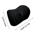thumbnail image 2 of Car Lumbar Support Cushion, Comfort Foam Backrest Pillow for Car Seat, Ergonomic Driving Seat Lumbar Support for Relieving igue and Back Pain, 2 of 5