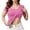 Hot Pink, variant on Tanks with Built In Bra Support, Racerback Camisole Tops, Casual Short Sleeve Undershirts, Stable Support Yoga Workout Shirts, Reinforced Padding Camisole Tanks Featuring High Stretch Breathable