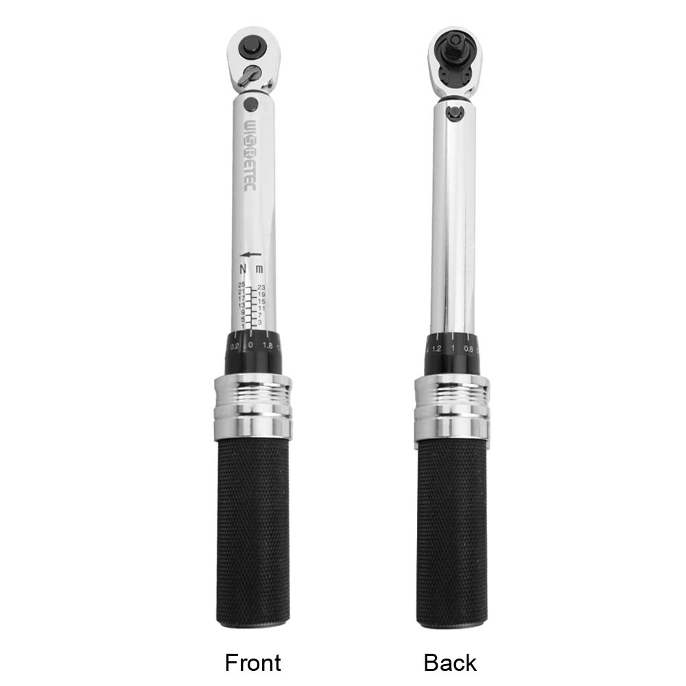 1/4" DR 1-25Nm Mini Adjustable Bike Torque Wrench Set Bicycle Fixing Tools Kit Ratchet Mechanical Torque Spanner Manual Wrenches