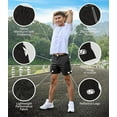 thumbnail image 4 of Soja Essentials Running Shorts, Quick Dry Athletic Shorts for Men, 5”, S, Black, 4 of 6
