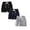 Blue 1PCS & Black 1PCS & Grey 1PCS, variant on XEGLSBU 3 Pack Children Shorts Boys Girls Clothes Bottom Drawstring Casual Summer Kids Elastic Short Pants Size 9-10 Years