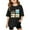 Black, variant on Girls Graphic Print Tee Casual Loose Fit Short Sleeve Comfortable Blended Fabric Top For Toddler Youth Oversized T-shirts Basic Cute Tees Crewneck Casual Tops