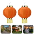 thumbnail image 2 of 2 farolillos redondos chinos para bodas, cumpleaños, bolas colgantes artesanales (E naranja) Likrtyny Lamparas Hogar Multifuncional, 2 of 9