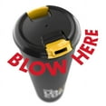 thumbnail image 3 of The LoudCup 20 oz Tumbler with Integrated Stadium Horn (Canary Yellow) - Worlds Loudest Cup for Noisy Fans & Game Day, 3 of 6