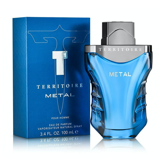 Perfume Territoire Eau De Parfum para hombre, botella metálica