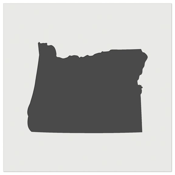 Oregon State Silhouette DIY Cookie Wall Craft Stencil - 5.5 Inch