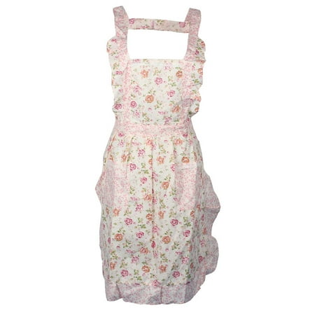 

Aprons For Women Cooking Women Home Apron Dress Style Pocket Flower Bib Kitchen Lace Kitchen，Dining & Bar