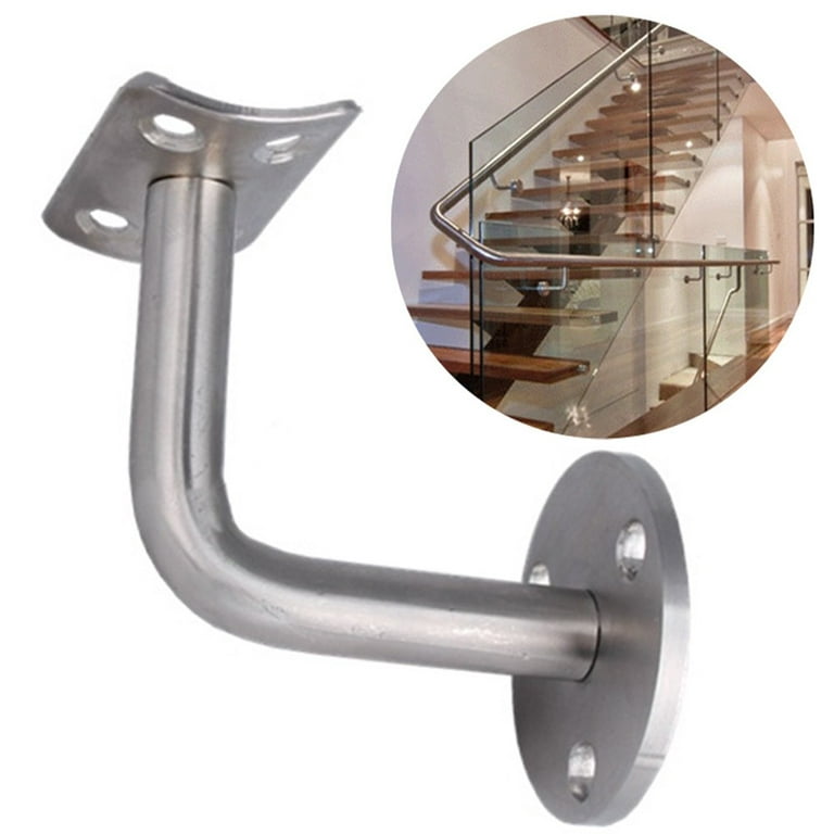 Pack Of 5 Stainless Bannister Support Wall Mounted Handrail Brackets  Ballustrade Stair Rail Holder