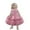 Pink, variant on Lindreshi Baby Girl Clothes Kids Girls Ruffled Princess Bridesmaid Pageant Gown Birthday Party Wedding Dress