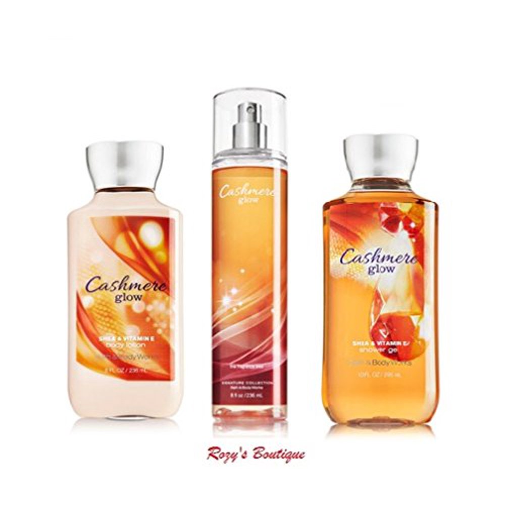 Bath & Body Works Cashmere Glow Gift Set All New Daily Trio (Full