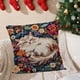 thumbnail image 4 of Funda de almohada de poliéster para decoración del hogar, superventas, funda de almohada inspirada en bordados de imitación, estilo campestre, gatitos, decoración del hogar, almohada de poliéster, dec, 4 of 6