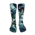 thumbnail image 2 of Genshin Impact Womens Knee High Socks Casual Long Stockings 20 Inches Tube Socks Boot Midcalf Stocking, 2 of 8