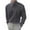 Gray, variant on Aueoeo Long Sleeve Shirts for Men Dress Shirt Solid Color Slim Fit Formal Stand Collar Button Up Shirts Blouse
