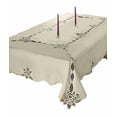 thumbnail image 2 of Violet Linen Nappe en Dentelle Beige 70 Pouces Ronde, 2 of 4