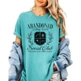 thumbnail image 3 of Abandoned Fishing Wives Social Club Shirt for Women Funny Fishing Season Graphic Tee for Wife Seafoam Shirt Adult X-Large, 3 of 4