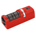 thumbnail image 1 of Electric Rechargeable Cutter Sharpener - Quick Polishing Multifunctional Kitchen Gadget Red, 1 of 6