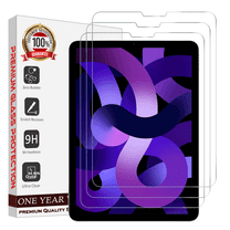 Entronix 2-Pack Clear Screen Protectors designed for iPad A16 (2025), 9H Tempered Glass Easy to Install