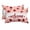 Pink, Red, White, variant on Red Ladybugs Outdoor Pillows for Chaise Lounge Chair Waterproof Lumbar Pillows with Insert&Adjustable Elastic Strap Beach Headrest Pillow Farmhouse Country Animals Flowers Pink Pool Pillow 11"x16"