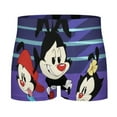 thumbnail image 4 of Animaniacs Mens Boxer Briefs Active Stretch Breathable Underwear, Comfortable Gym Boxer Briefs, 4 of 7