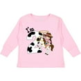 thumbnail image 3 of Inktastic I'm Two-cowgirl Riding Horse Birthday Girls Long Sleeve Toddler T-Shirt, 3 of 5