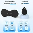 thumbnail image 4 of Wireless TENS & EMS Unit Back Pain Relief Massager - APP Controlled Bluetooth EMS Muscle Stimulator Machine for Back Shoulder Leg Neck Pain Relief (Black), 4 of 9